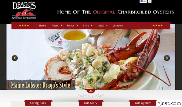 restaurant website design 2 > 30+ Restaurant Website Design That Will Make You Hungry