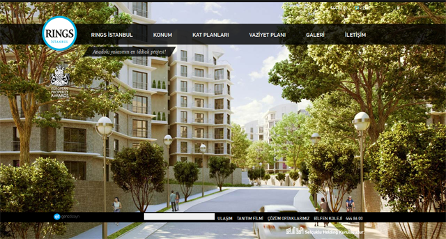 Rings ?stanbul 25 Excellent Examples of Real Estate in Web Design